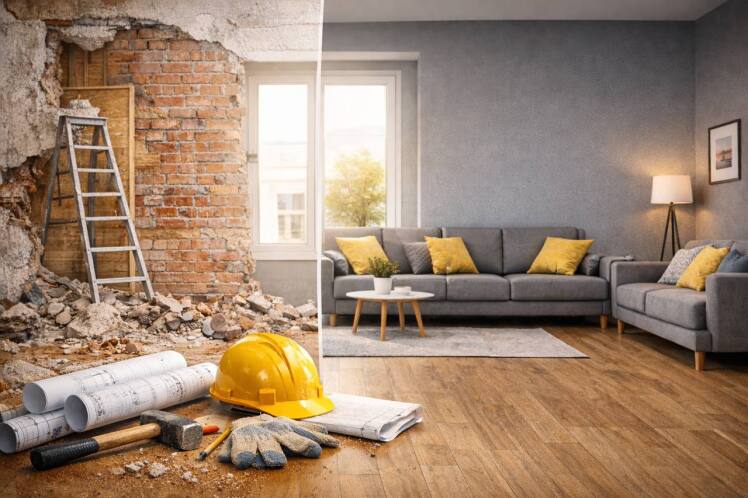 چکلیست کامل بازسازی خانه از صفر تا صد